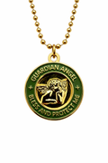 Medalla Angel de la Guarda Verde Oliva