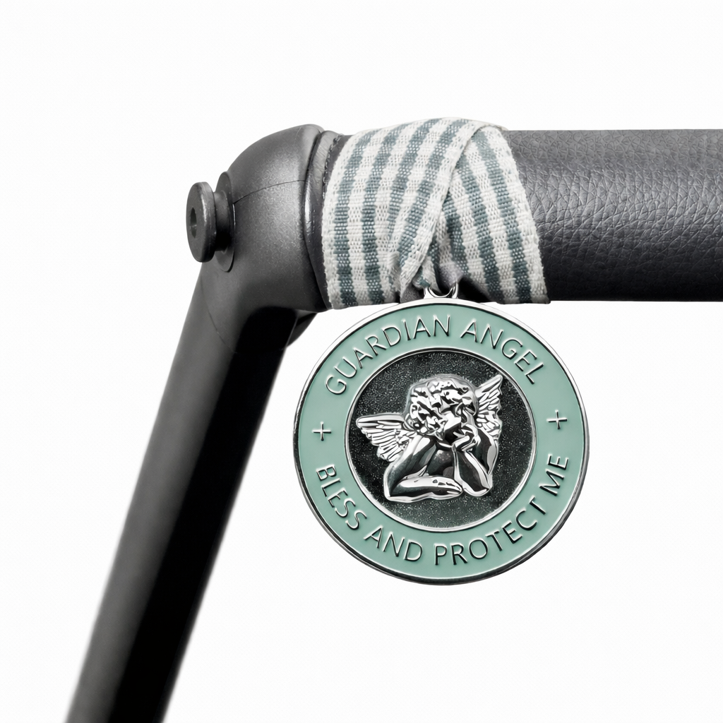 Medallón cuna / Charm bolso eucalipto