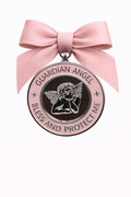 Medallón cuna / Charm bolso rosa palo
