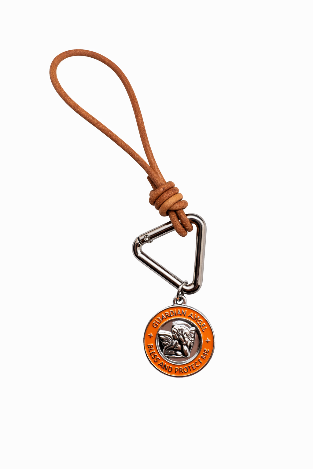 Llavero plata naranja