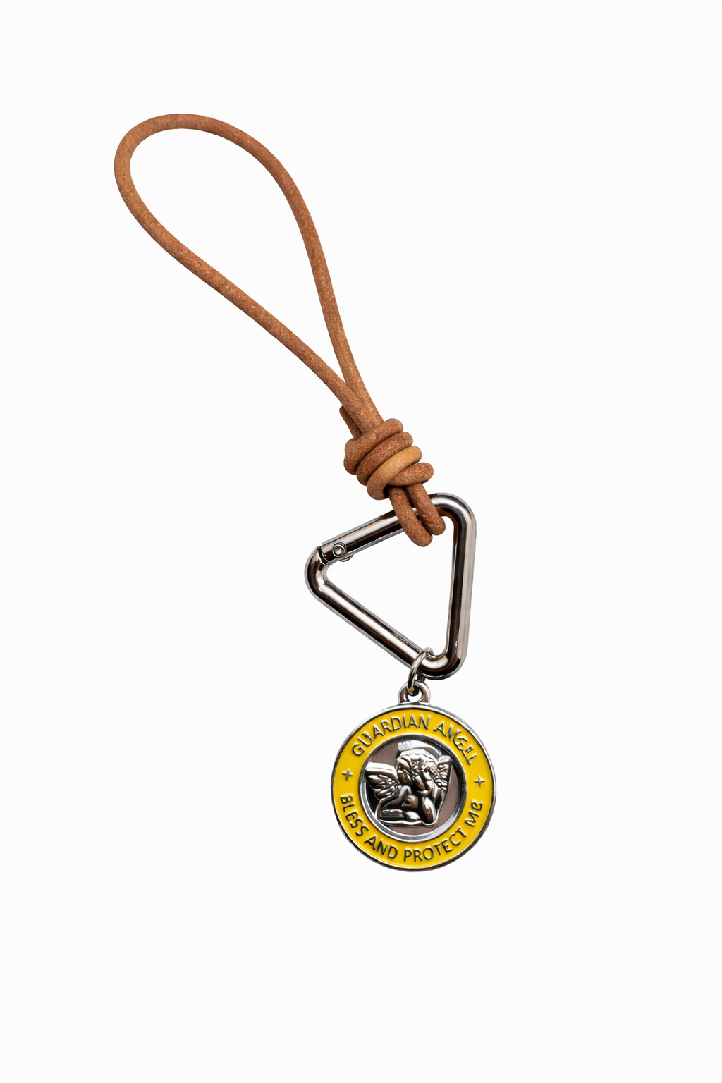 Llavero plata amarillo