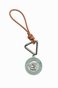 Llavero plata eucalipto