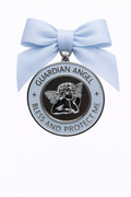 Medallón cuna / Charm bolso azul cielo